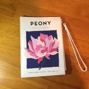 Kate Spade “Peony” Graphic Wristlet
